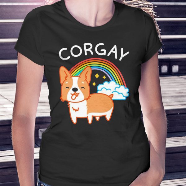 Corgay Pride Corgi T-Shirt, Hoodie