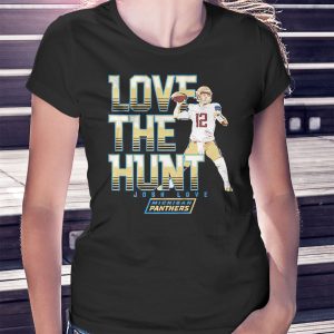 woman shirt Michigan Panthers Josh Love The Hunt Usfl Licensed