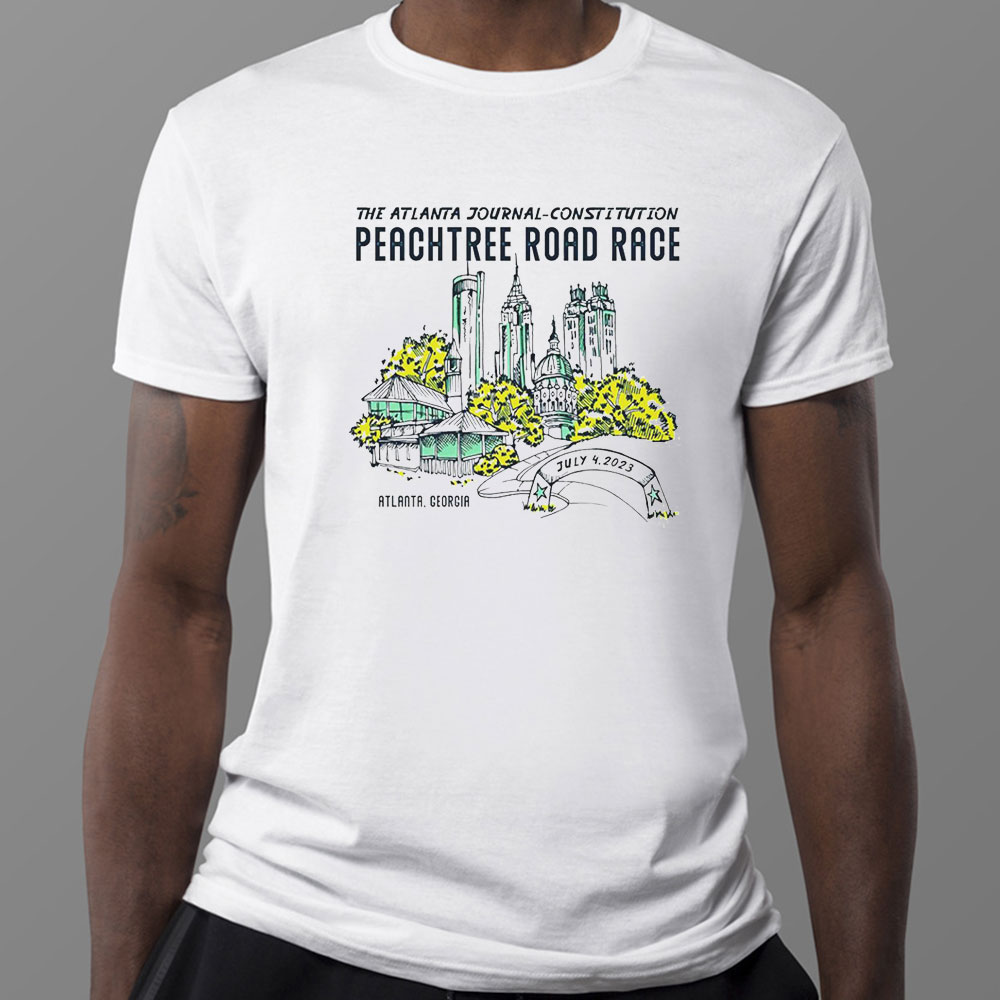 Peachtree Road Race Atlanta Shirt, Ladies Tee