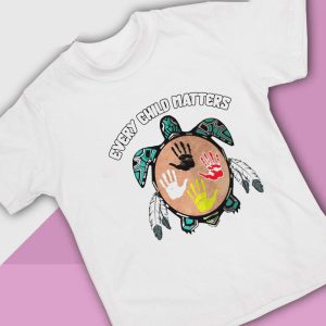 1 Turtle Every Child Matters T Shirt Ladies Tee