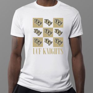 1 Ucf Knights Checkerboard Logo Shirt Ladies Tee