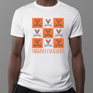 1 Virginia Cavaliers Checkerboard Logo Shirt Ladies Tee
