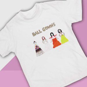 1 Women Ball Gown T Shirt Ladies Tee
