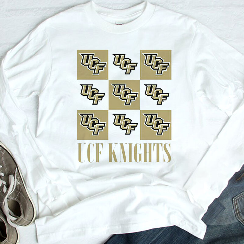 Ucf Knights Checkerboard Logo Shirt, Ladies Tee