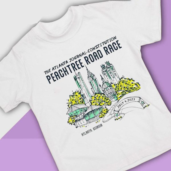 Peachtree Road Race Atlanta Shirt, Ladies Tee