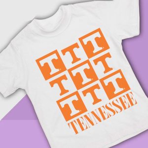 4 Tennessee Volunteers Checkerboard Logo Shirt Ladies Tee