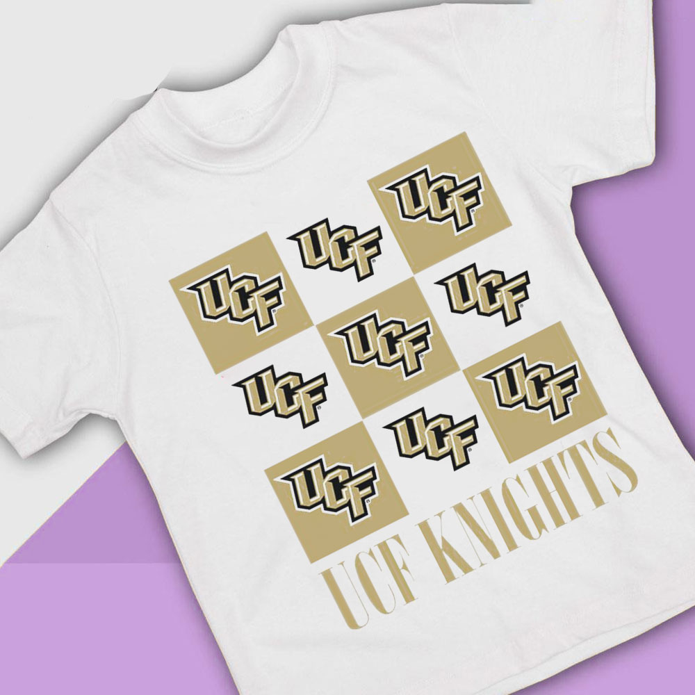 Ucf Knights Checkerboard Logo Shirt, Ladies Tee