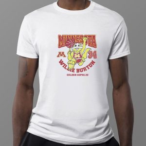 5 Minnesota Golden Gophers Ncaa Mens Basketball Willie Burton T Shirt