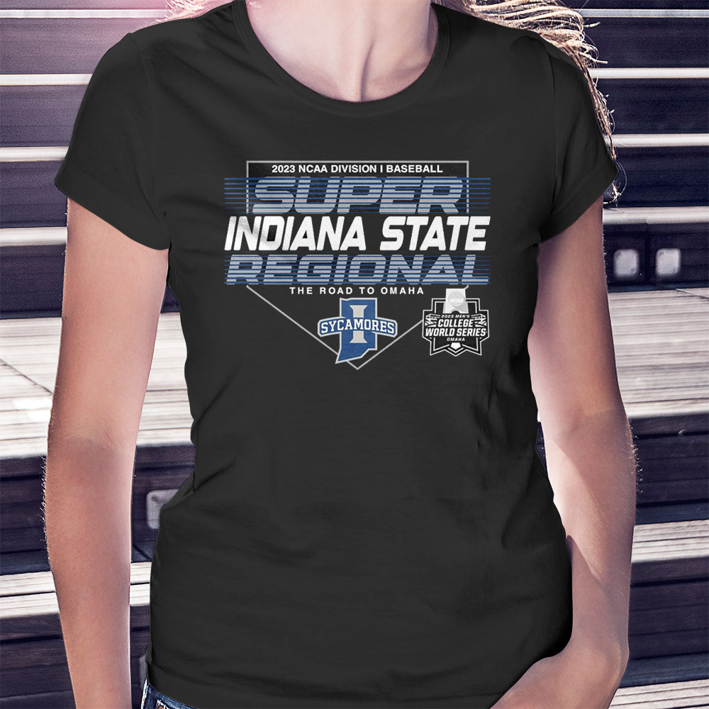 Super Indiana State Sycamores Regional the road to Omaha College World series  2023 Ncaa shirt Hoodie