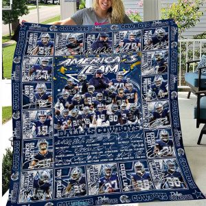 America Team Dallas Cowboys Nfl Cozy Fleece Blanket