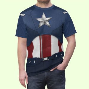 Avengers Endgame Steven Rogers Captain America Shirt The Avengers Costume