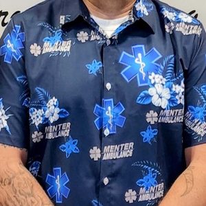 Menter Ambulance Hawaiian Shirts for Charity 5